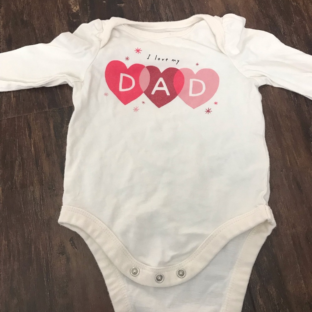 I Love My Dad onesie